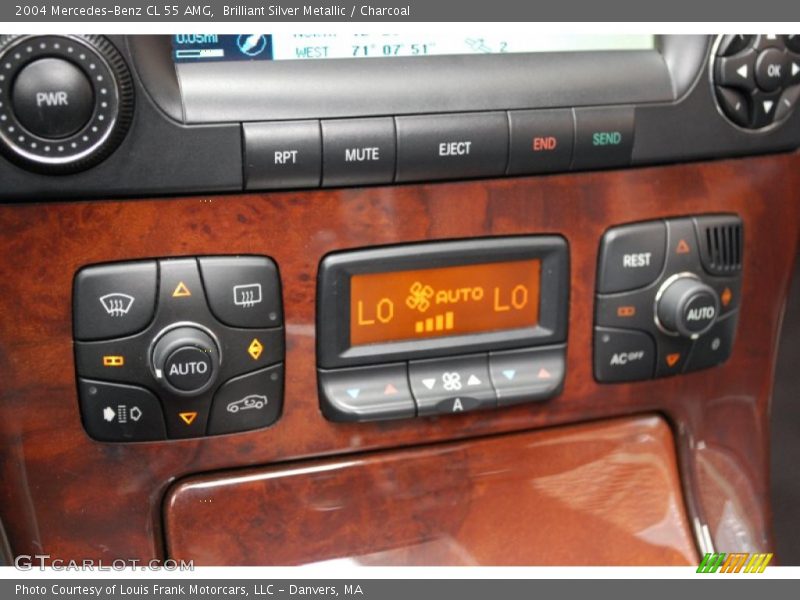 Controls of 2004 CL 55 AMG