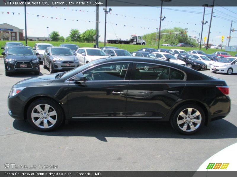 Carbon Black Metallic / Ebony 2010 Buick LaCrosse CXS