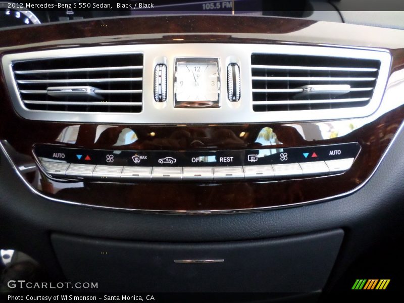 Black / Black 2012 Mercedes-Benz S 550 Sedan