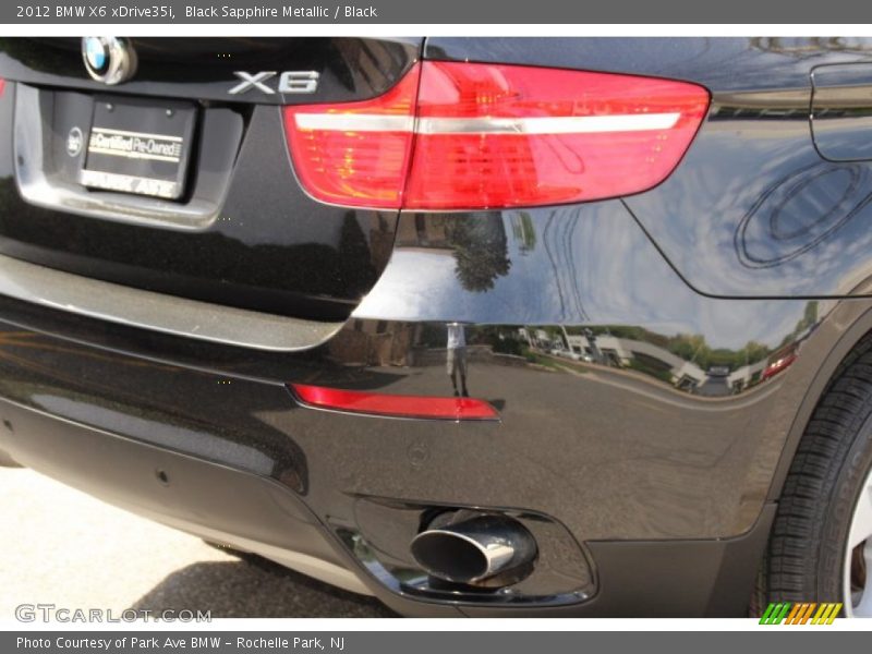 Black Sapphire Metallic / Black 2012 BMW X6 xDrive35i