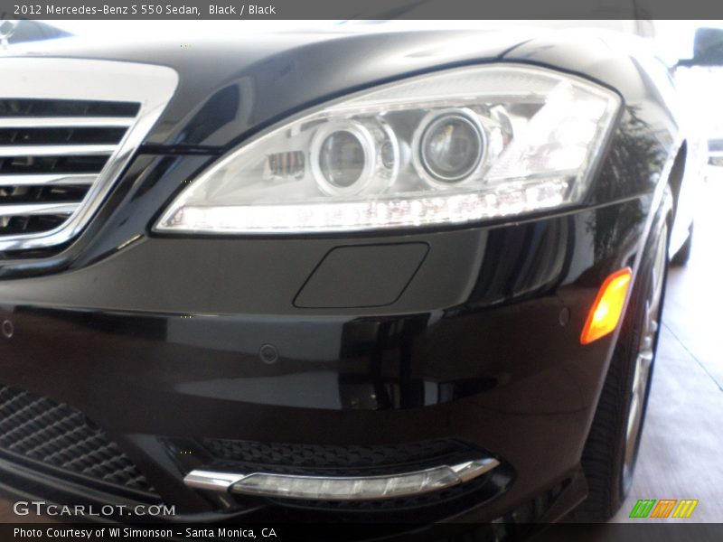 Black / Black 2012 Mercedes-Benz S 550 Sedan