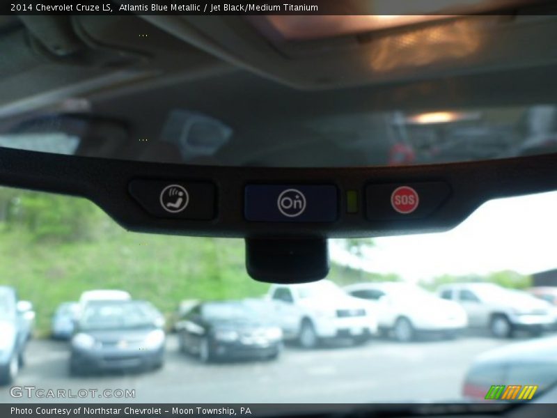 Atlantis Blue Metallic / Jet Black/Medium Titanium 2014 Chevrolet Cruze LS