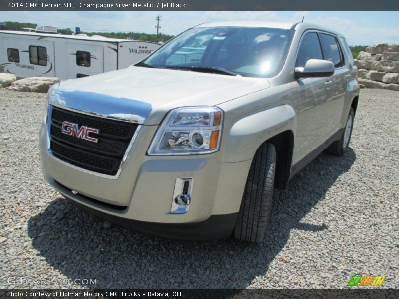 Champagne Silver Metallic / Jet Black 2014 GMC Terrain SLE