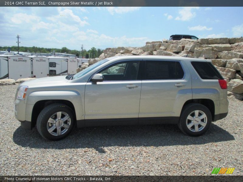 Champagne Silver Metallic / Jet Black 2014 GMC Terrain SLE