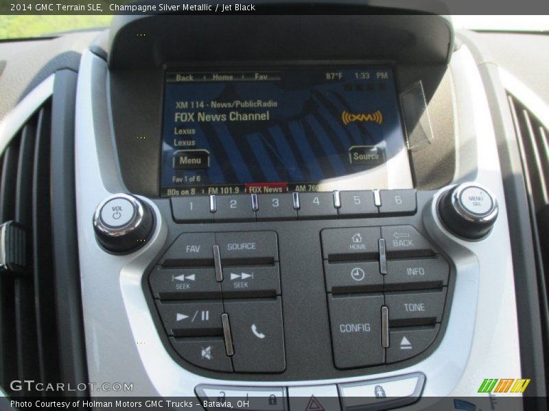 Champagne Silver Metallic / Jet Black 2014 GMC Terrain SLE