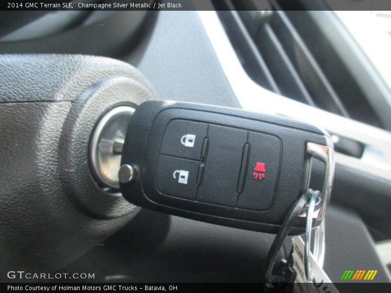 Champagne Silver Metallic / Jet Black 2014 GMC Terrain SLE