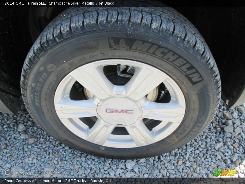 Champagne Silver Metallic / Jet Black 2014 GMC Terrain SLE