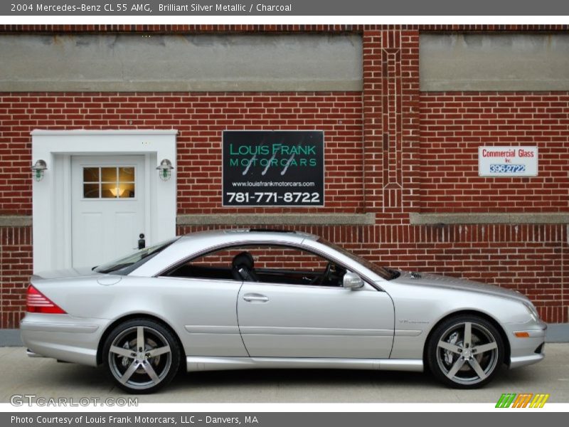 Brilliant Silver Metallic / Charcoal 2004 Mercedes-Benz CL 55 AMG