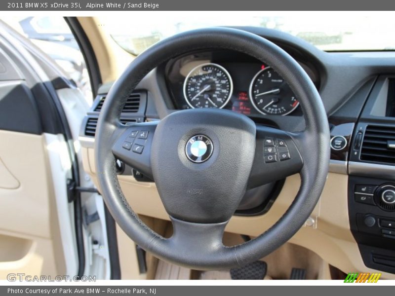 Alpine White / Sand Beige 2011 BMW X5 xDrive 35i
