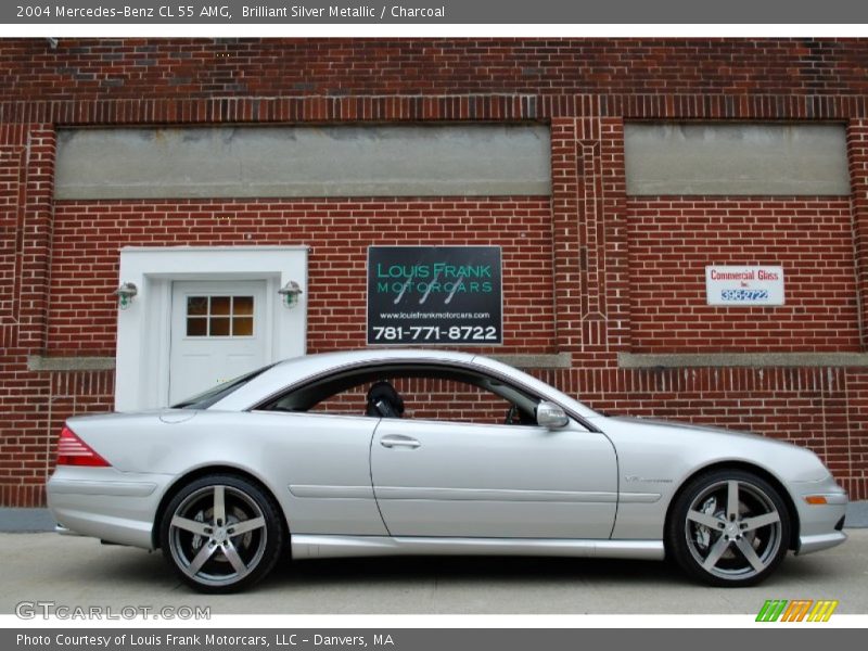 Brilliant Silver Metallic / Charcoal 2004 Mercedes-Benz CL 55 AMG