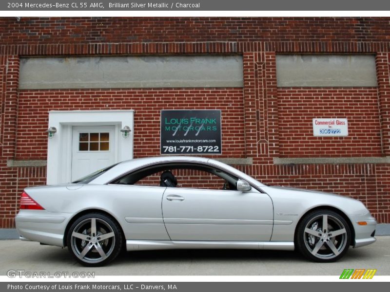 Brilliant Silver Metallic / Charcoal 2004 Mercedes-Benz CL 55 AMG