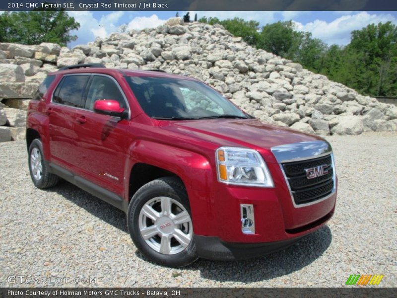 Crystal Red Tintcoat / Jet Black 2014 GMC Terrain SLE