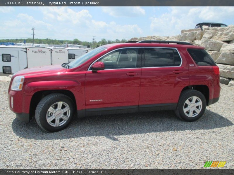 Crystal Red Tintcoat / Jet Black 2014 GMC Terrain SLE