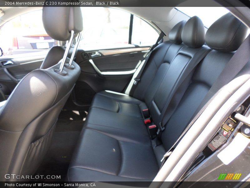 Black / Black 2004 Mercedes-Benz C 230 Kompressor Sedan