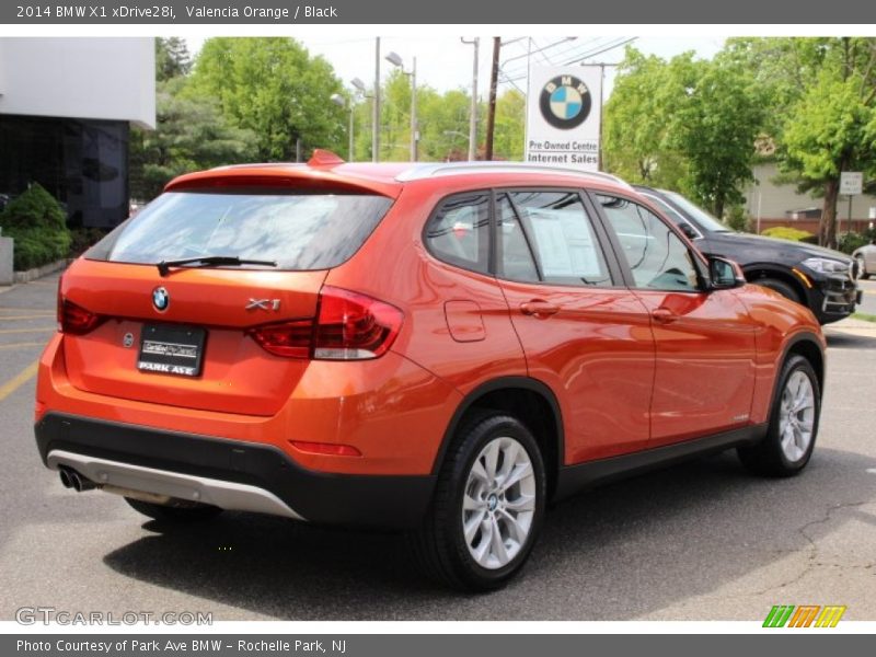 Valencia Orange / Black 2014 BMW X1 xDrive28i