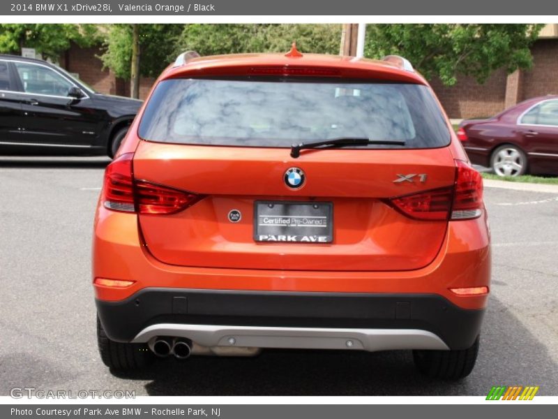 Valencia Orange / Black 2014 BMW X1 xDrive28i