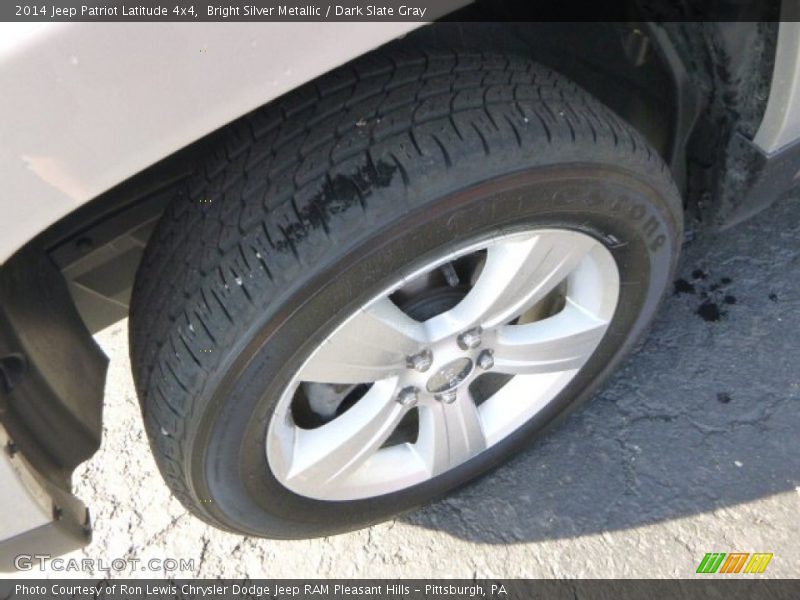 Bright Silver Metallic / Dark Slate Gray 2014 Jeep Patriot Latitude 4x4