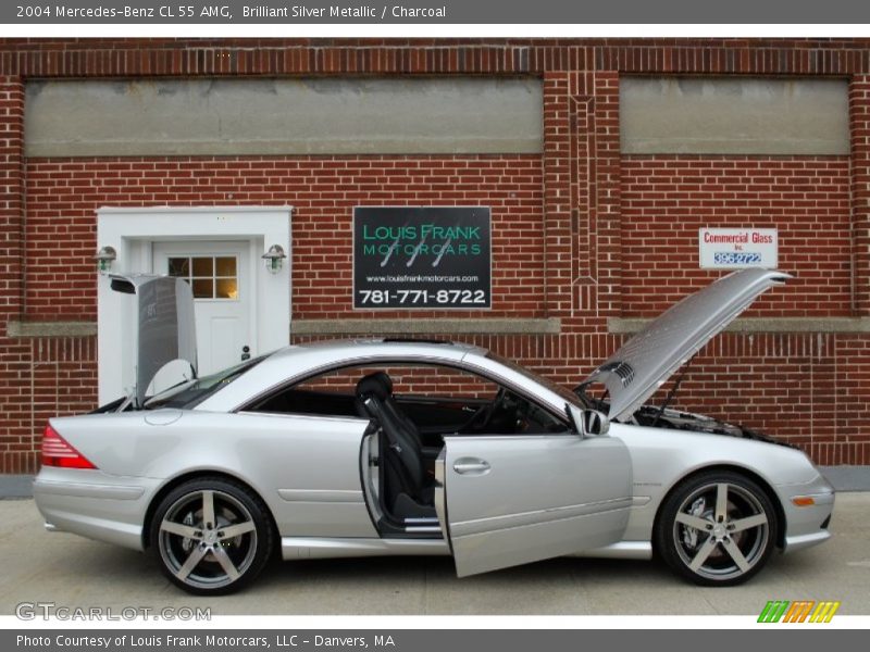 Brilliant Silver Metallic / Charcoal 2004 Mercedes-Benz CL 55 AMG