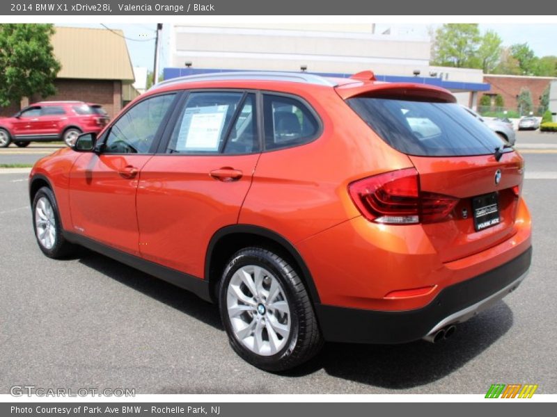 Valencia Orange / Black 2014 BMW X1 xDrive28i