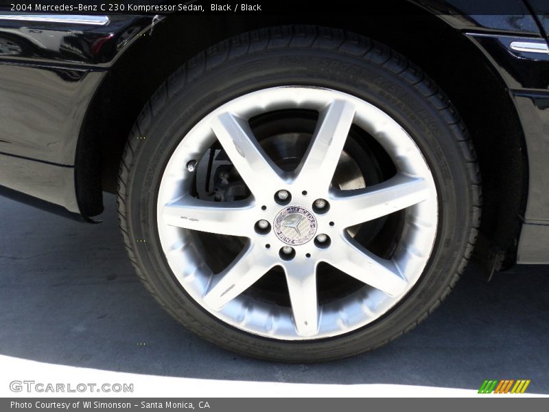 Black / Black 2004 Mercedes-Benz C 230 Kompressor Sedan
