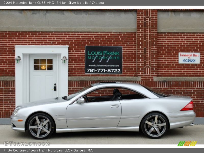 Brilliant Silver Metallic / Charcoal 2004 Mercedes-Benz CL 55 AMG