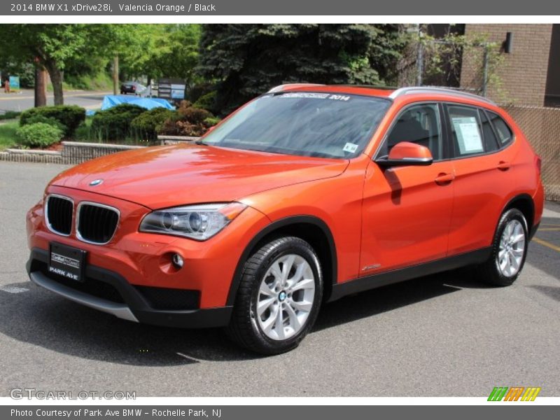Valencia Orange / Black 2014 BMW X1 xDrive28i
