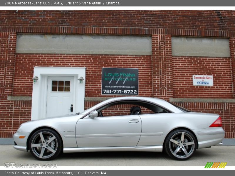 Brilliant Silver Metallic / Charcoal 2004 Mercedes-Benz CL 55 AMG