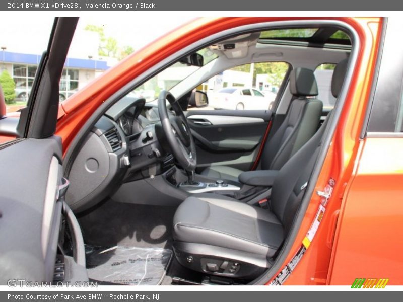 Valencia Orange / Black 2014 BMW X1 xDrive28i