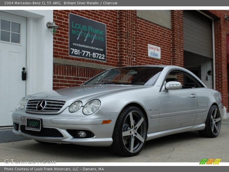 Brilliant Silver Metallic / Charcoal 2004 Mercedes-Benz CL 55 AMG