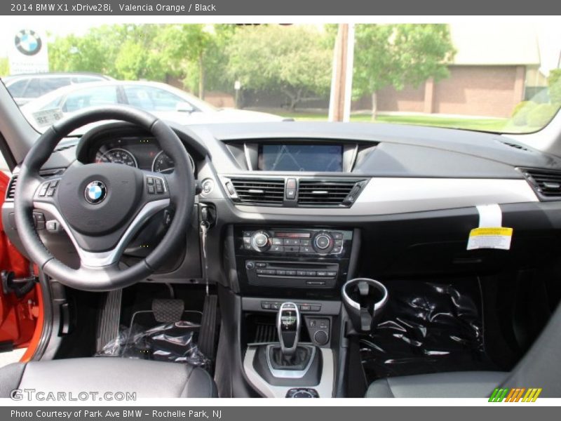 Valencia Orange / Black 2014 BMW X1 xDrive28i
