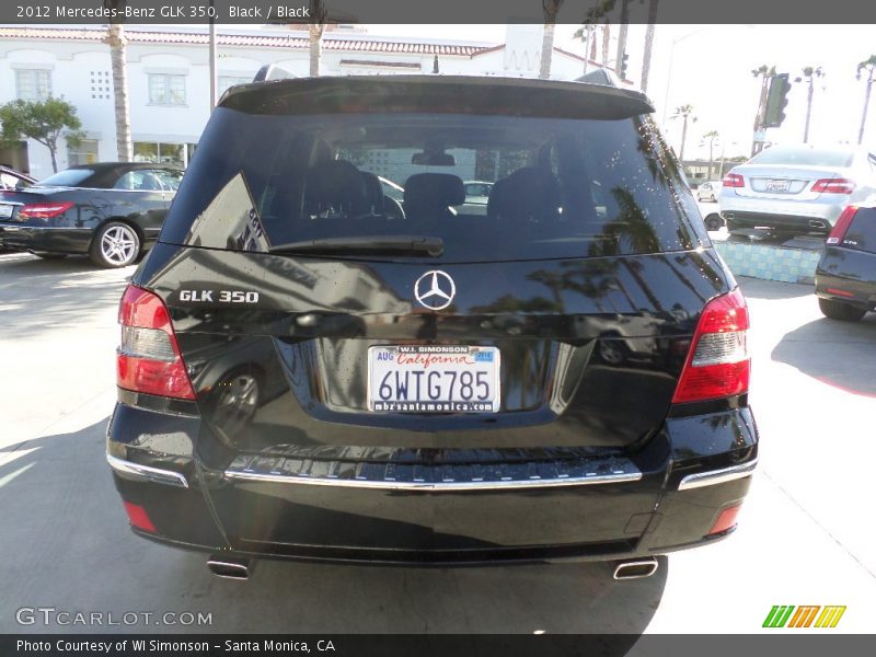 Black / Black 2012 Mercedes-Benz GLK 350
