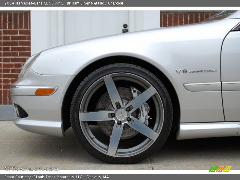 Brilliant Silver Metallic / Charcoal 2004 Mercedes-Benz CL 55 AMG