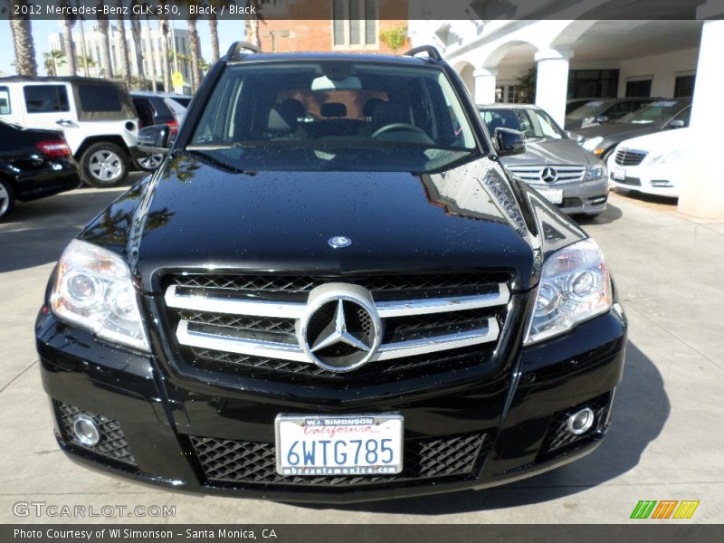 Black / Black 2012 Mercedes-Benz GLK 350
