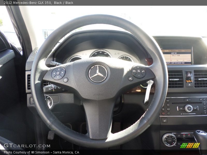 Black / Black 2012 Mercedes-Benz GLK 350