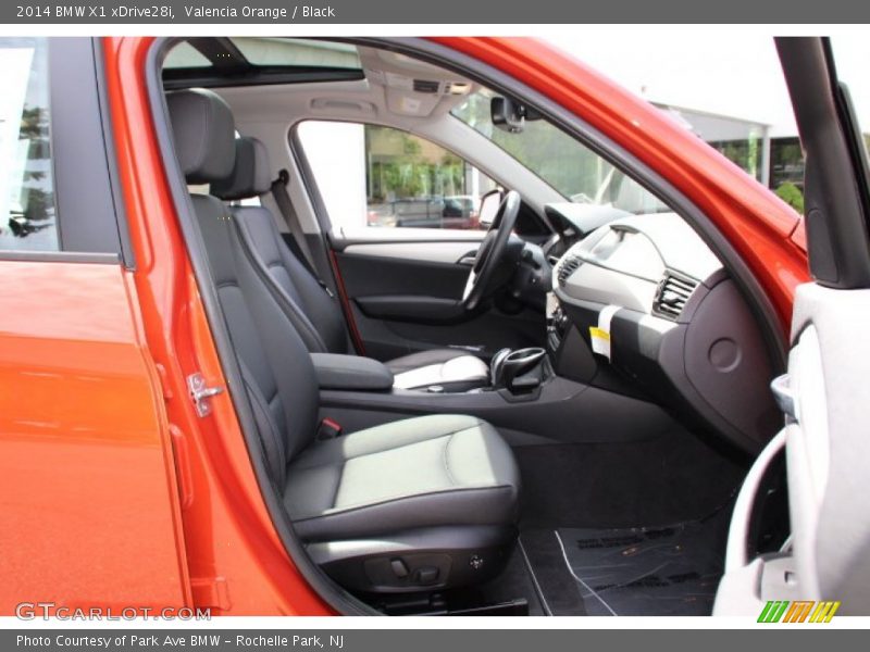 Valencia Orange / Black 2014 BMW X1 xDrive28i