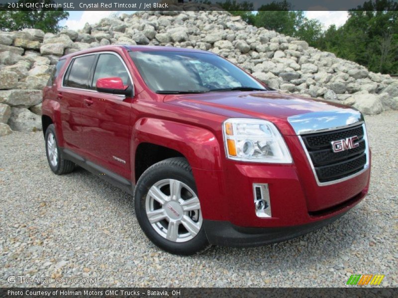Crystal Red Tintcoat / Jet Black 2014 GMC Terrain SLE