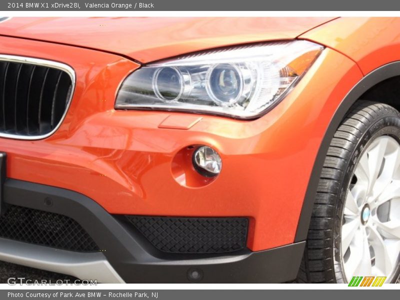 Valencia Orange / Black 2014 BMW X1 xDrive28i