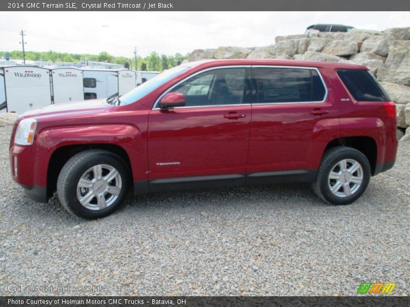 Crystal Red Tintcoat / Jet Black 2014 GMC Terrain SLE