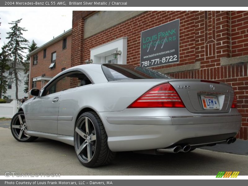 Brilliant Silver Metallic / Charcoal 2004 Mercedes-Benz CL 55 AMG