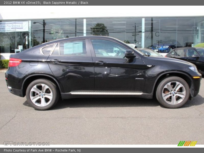 Black Sapphire Metallic / Black 2012 BMW X6 xDrive35i