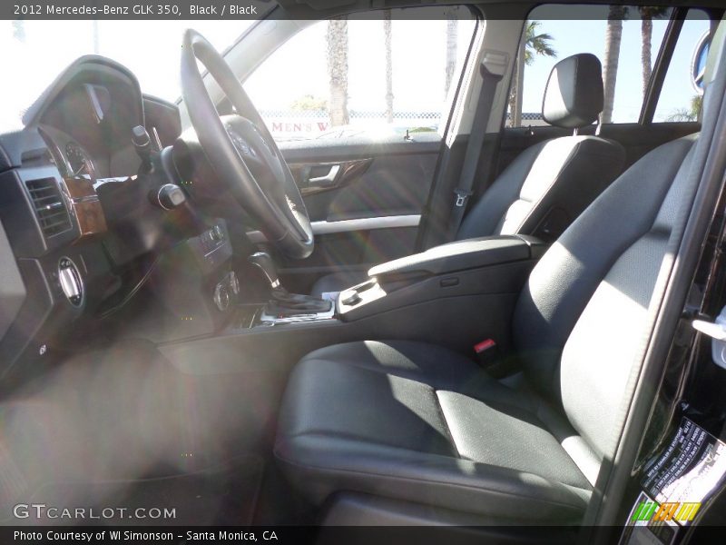 Black / Black 2012 Mercedes-Benz GLK 350