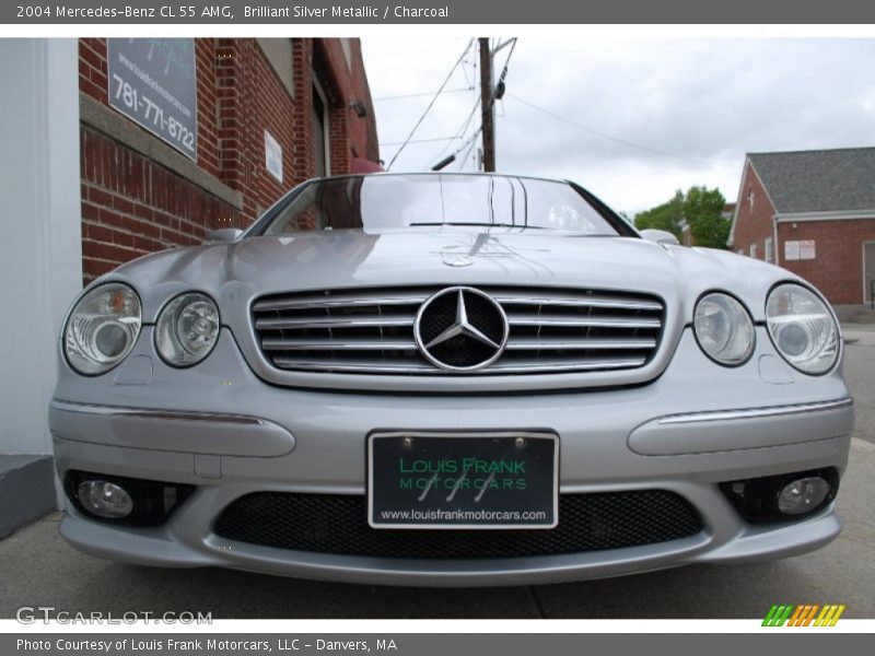 Brilliant Silver Metallic / Charcoal 2004 Mercedes-Benz CL 55 AMG