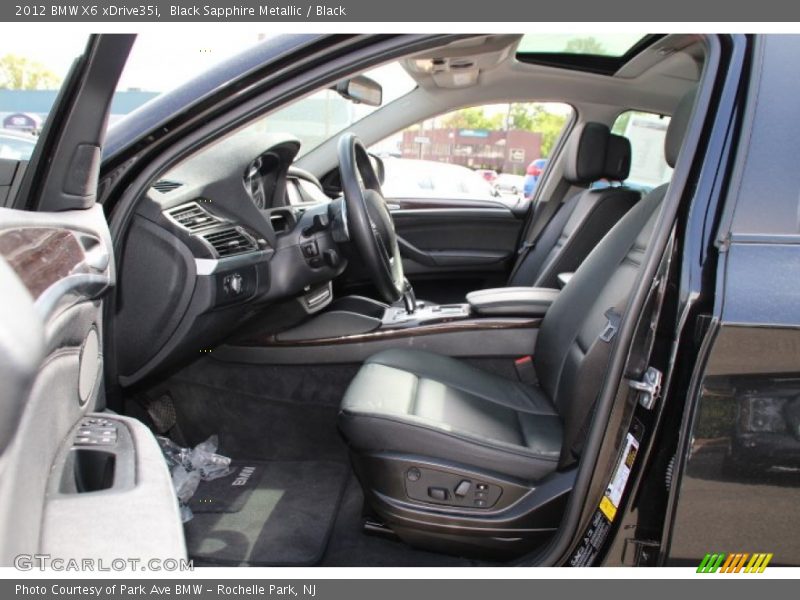 Black Sapphire Metallic / Black 2012 BMW X6 xDrive35i