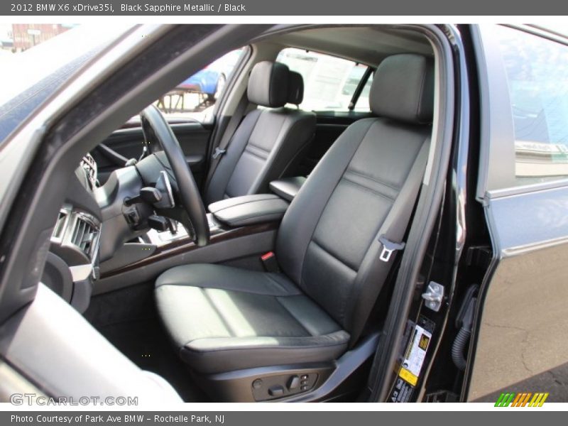 Black Sapphire Metallic / Black 2012 BMW X6 xDrive35i