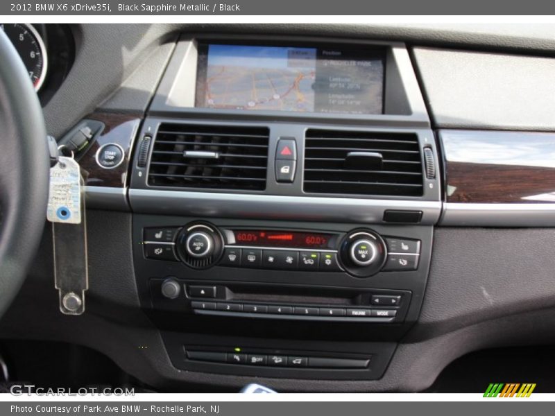 Black Sapphire Metallic / Black 2012 BMW X6 xDrive35i
