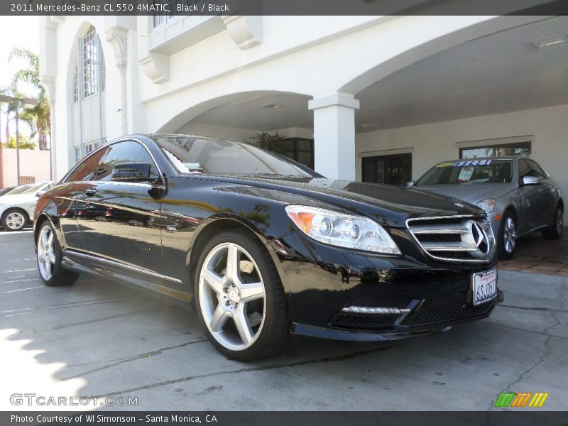 Black / Black 2011 Mercedes-Benz CL 550 4MATIC