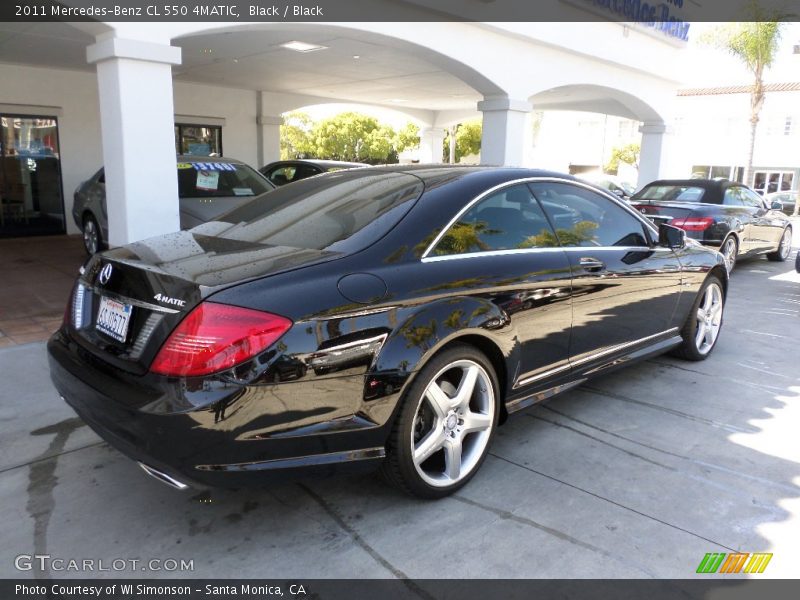 Black / Black 2011 Mercedes-Benz CL 550 4MATIC