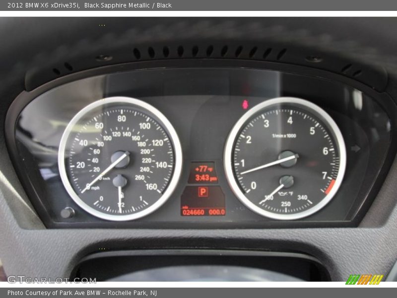 Black Sapphire Metallic / Black 2012 BMW X6 xDrive35i