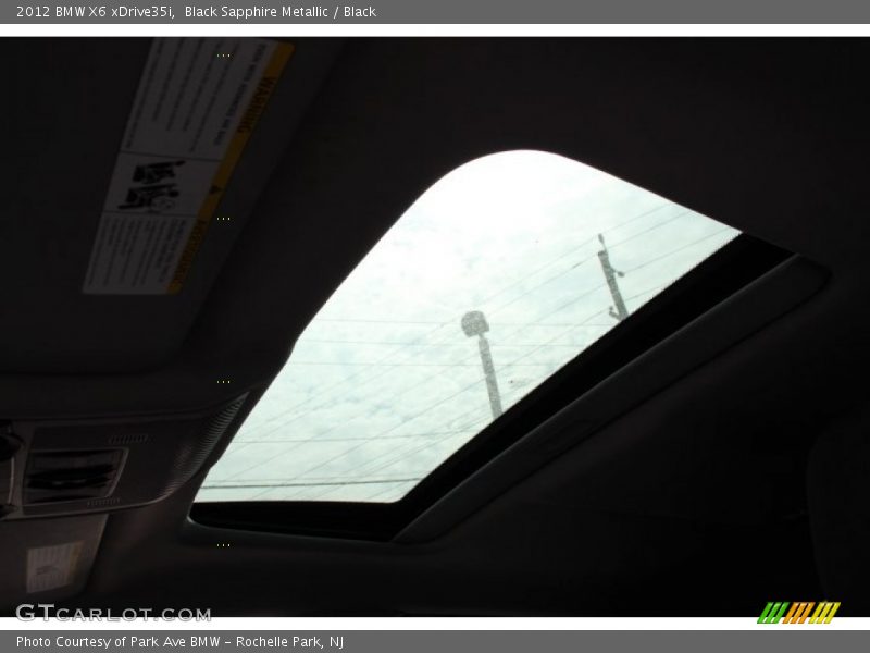 Black Sapphire Metallic / Black 2012 BMW X6 xDrive35i
