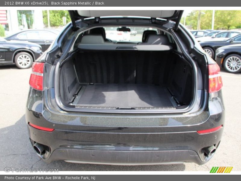 Black Sapphire Metallic / Black 2012 BMW X6 xDrive35i